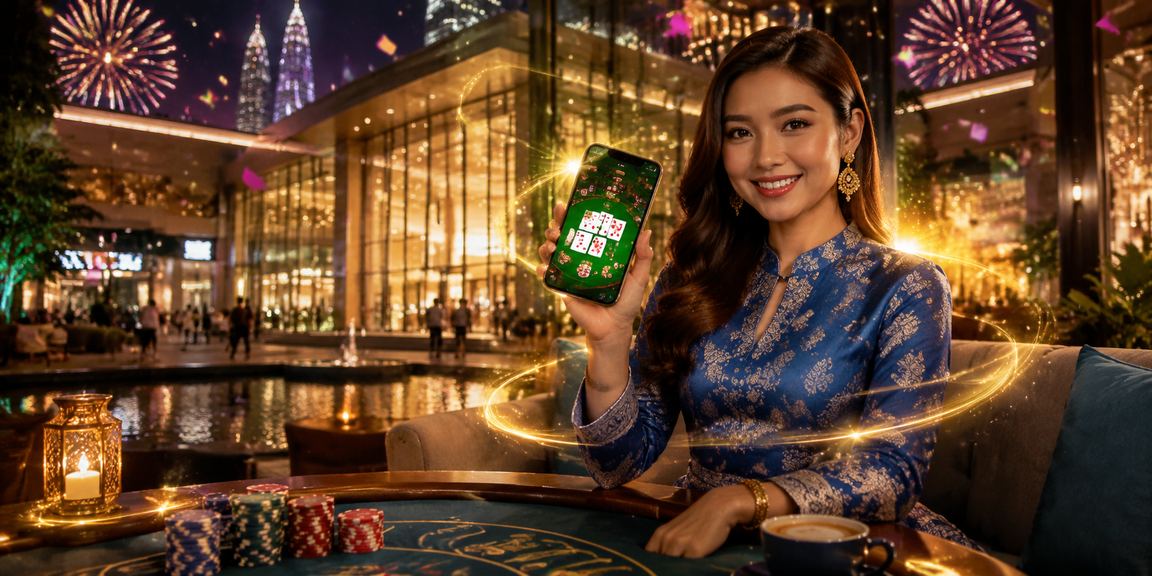 Pengguna berbaju kurung di Kuala Lumpur menikmati permainan baccarat poe2db secara bertanggungjawab