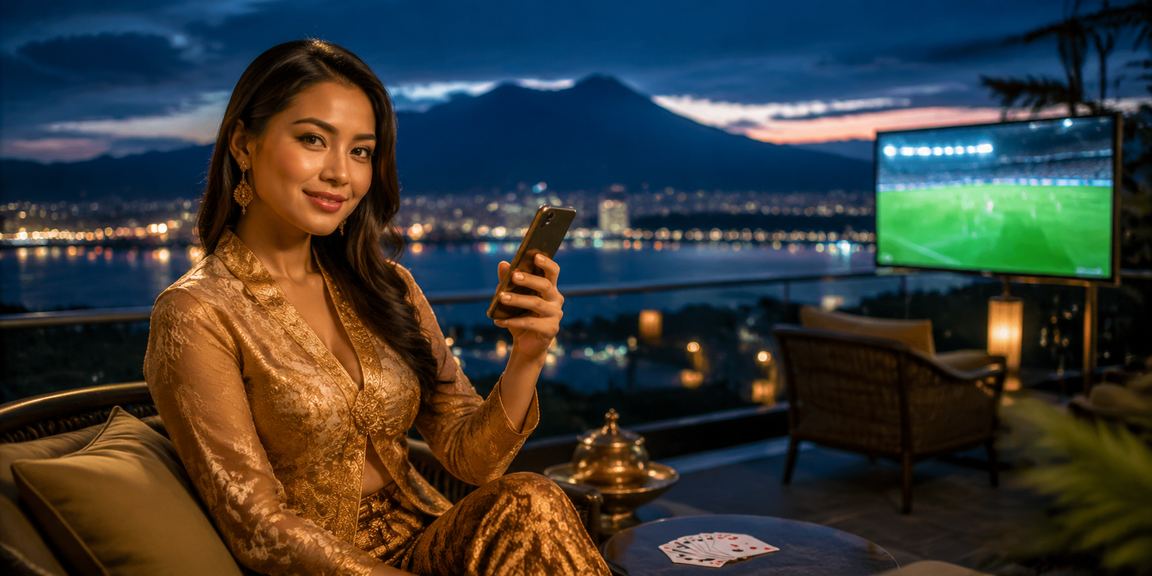 Peminat bola sepak dari Sabah meletakkan pertaruhan sukan dengan pakaian kebaya tradisional
